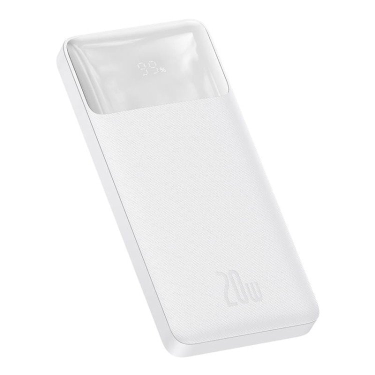 Powerbank Baseus Bipow 10000mAh, 2xUSB, USB-C, 20W (biały) 8