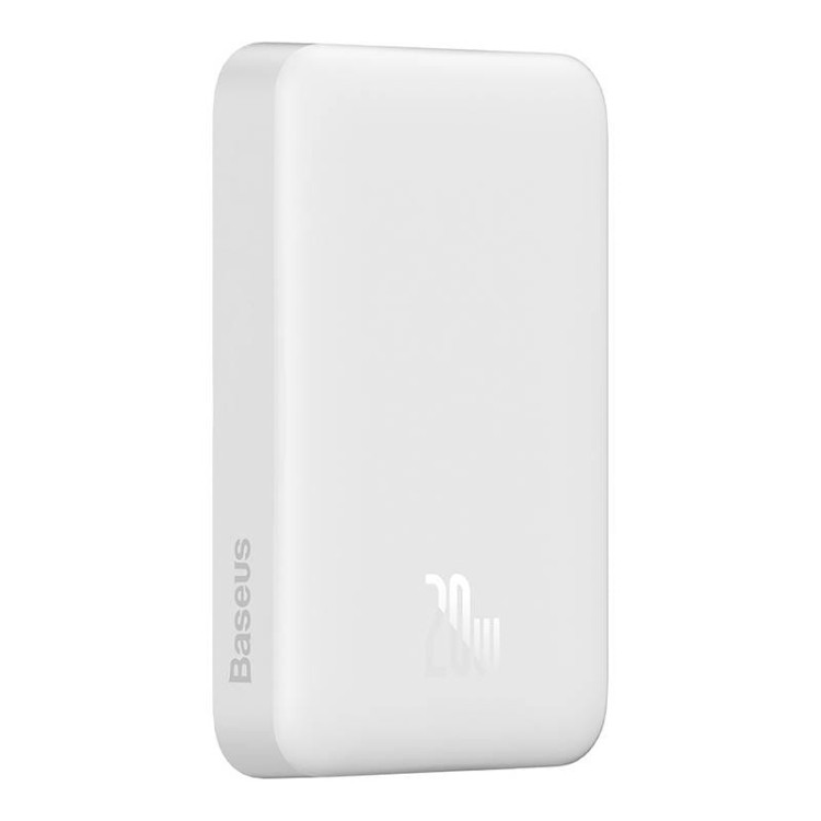 Powerbank magnetyczny Baseus Magnetic Mini 10000mAh, USB-C 20W MagSafe (biały) 9