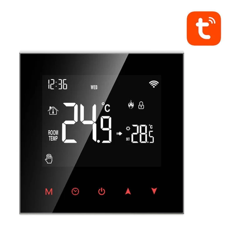 Inteligentny termostat Avatto ZWT100 podgrzewacz wody 3A ZigBee TUYA 3