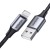 Kabel Lightning do USB UGREEN 2.4A US199, 1m (czarny) 2