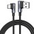 Kabel USB-C do USB-A 2.0 kątowy UGREEN US176, 3A, 3m (czarny) 2