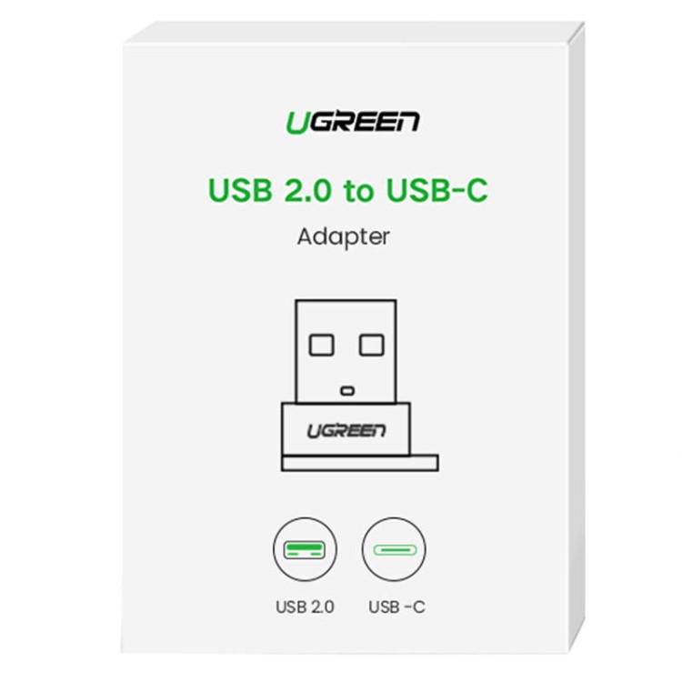 Adapter USB UGREEN US280 USB-C do USB-A 2.0 (czarny) 2