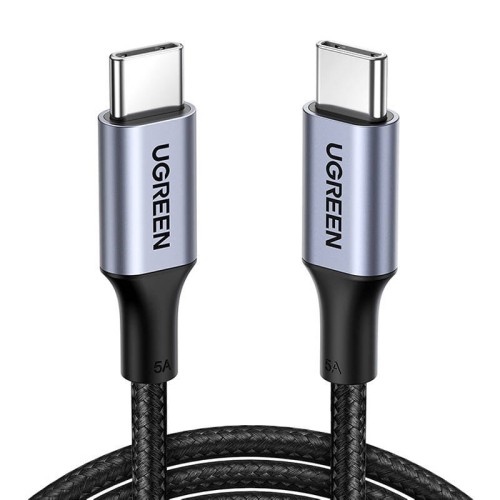 Kabel USB-C do USB-C Ugreen US316, 100W, 5A 0.5m (czarny) 1