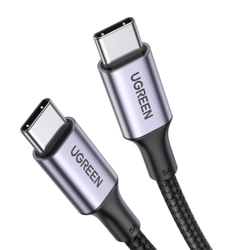 Kabel USB-C do USB-C Ugreen US316, 100W, 5A 0.5m (czarny) 2