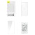 Etui ochronne Baseus Magnetic Crystal Clear do iPhone 13 (transparentne) + szkło hartowane + zestaw czyszczący 10