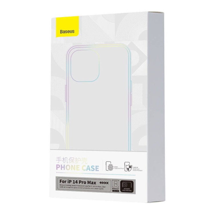 Zestaw ochronny Baseus Corning przeźroczyste etui i szkło hartowane do iPhone 14 Pro Max 9
