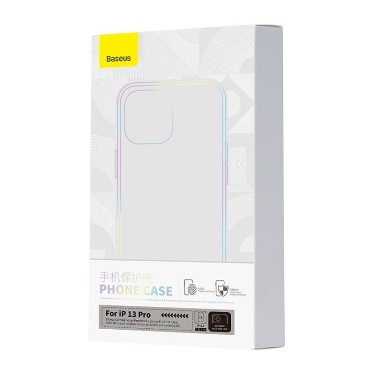 Zestaw ochronny Baseus Corning przeźroczyste etui i szkło hartowane do iPhone 13 Pro 9