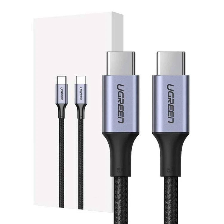 Kabel USB-C do USB-C UGREEN US316, 100W, 1m (czarny) 1