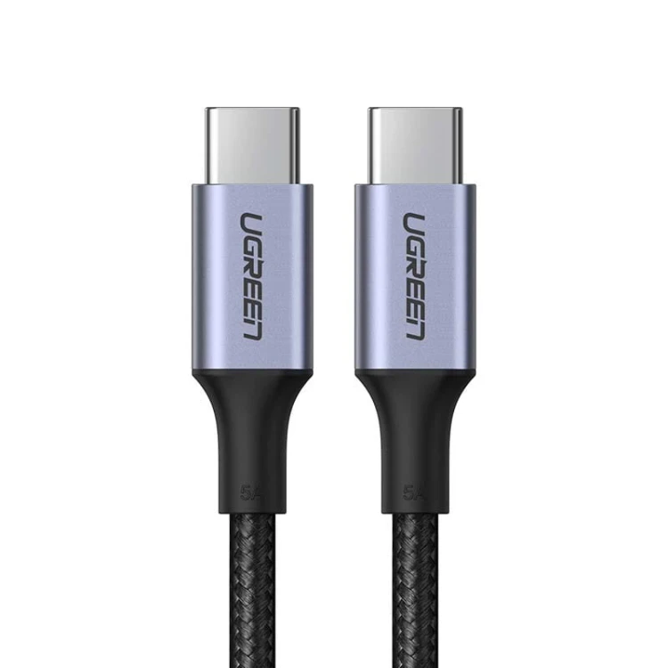 Kabel USB-C do USB-C UGREEN US316, 100W, 1m (czarny) 2