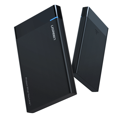 Obudowa zewnętrzna dysku HDD/SSD 2,5" UGREEN US221, SATA 3.0, USB-C, 50cm (czarny) 1