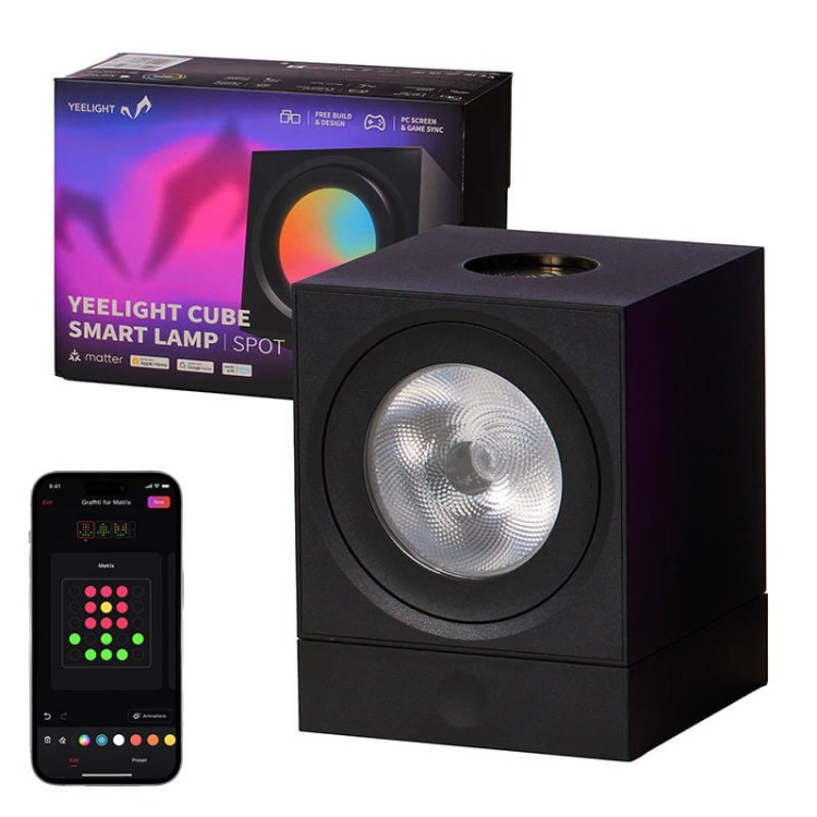 Yeelight Świetlny panel gamingowy Smart Cube Light Spot - Baza 1