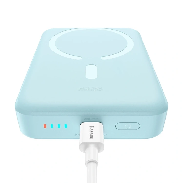 Powerbank mini Baseus 10000mAh, USB-C 30W (niebieski) 3
