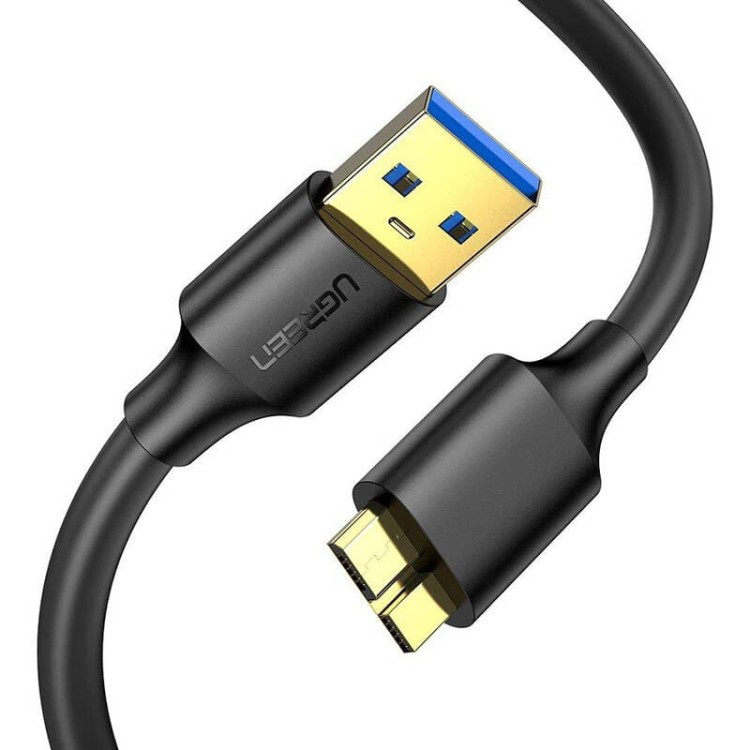 Kabel USB 3.0 - micro USB 3.0 UGREEN  US130 0.5m (czarny) 1