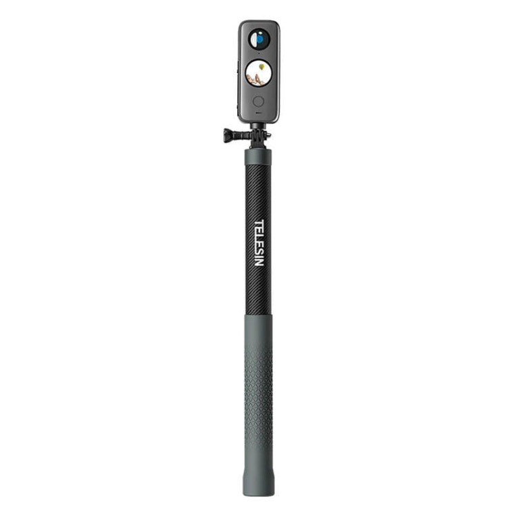 Selfie stick z włókna węglowego o długości 3m Telesin GP-MNP-300-3 4