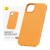 Etui na telefon iPhone15 Plus Baseus Fauxther Series (Pomarańczowy) 1