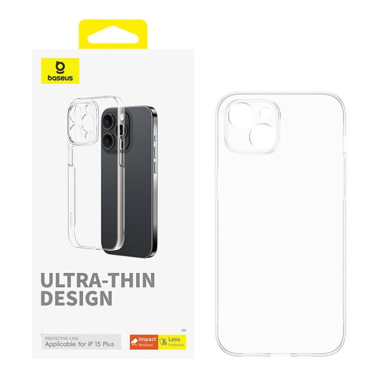 Etui na telefon iPhone15 Plus Baseus OS-Lucent Series (Przezroczysty) 3
