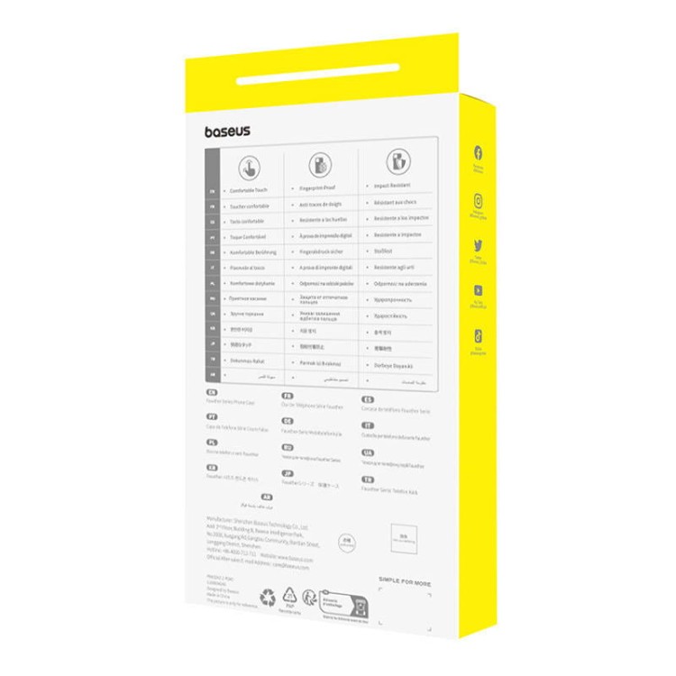 Etui na telefon iPhone15 Plus Baseus Fauxther Series (Czarny) 5