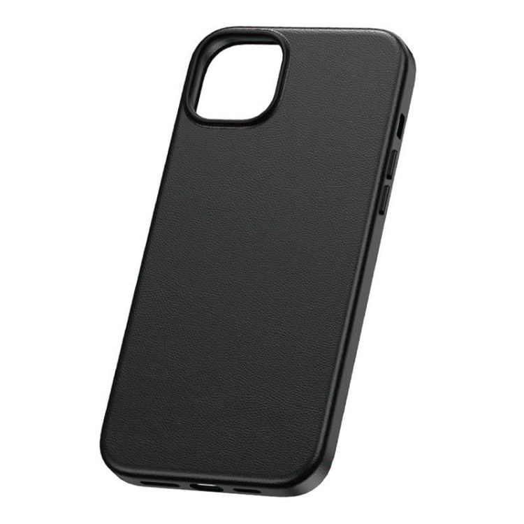 Etui na telefon iPhone15 ProMax Baseus Fauxther Series (Czarny) 2