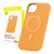 Magnetyczne Etui na telefon iPhone 15 Plus Baseus Fauxther Series (Pomarańczowe) 1