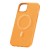 Magnetyczne Etui na telefon iPhone 15 Plus Baseus Fauxther Series (Pomarańczowe) 2