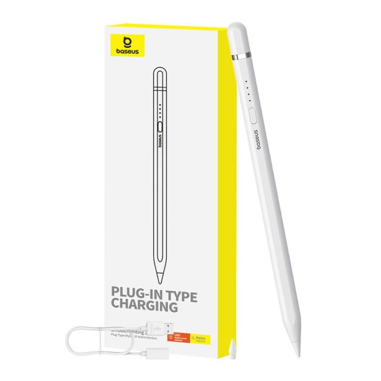 Aktywny rysik Baseus Smooth Writing Series z ładowaniem plug-in lightning (Biały) 5