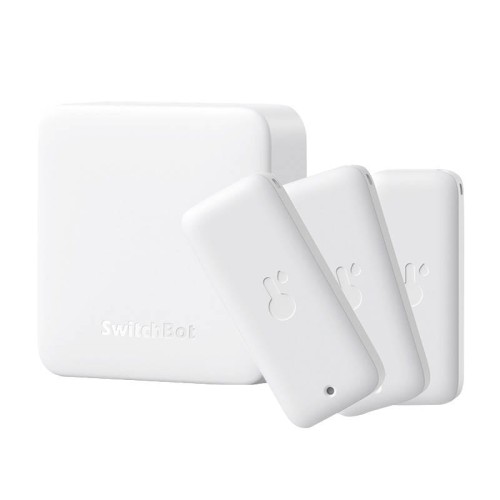 Inteligentna centralka + 3x Czujnik temperatury i wilgotności SwitchBot Hub Mini 2