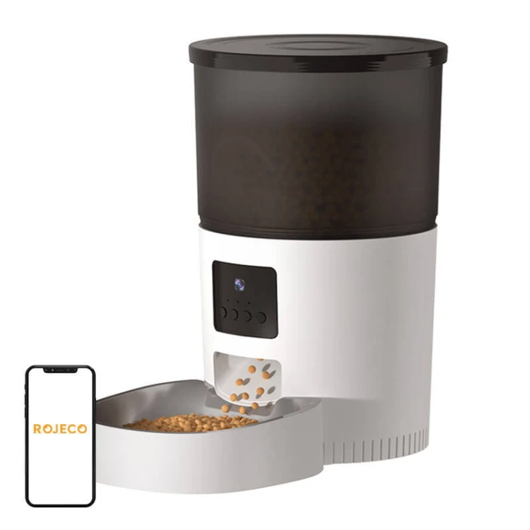 Inteligentny dozownik karmy z kamerą Rojeco 3L Pet Feeder WiFi 1