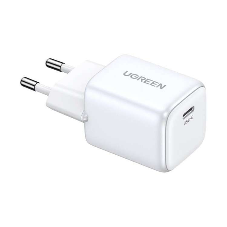 Ładowarka sieciowa UGREEN 15326 Nexode mini, USB-C, PD3.0, QC4.0, GaN, 30W (biała) 3