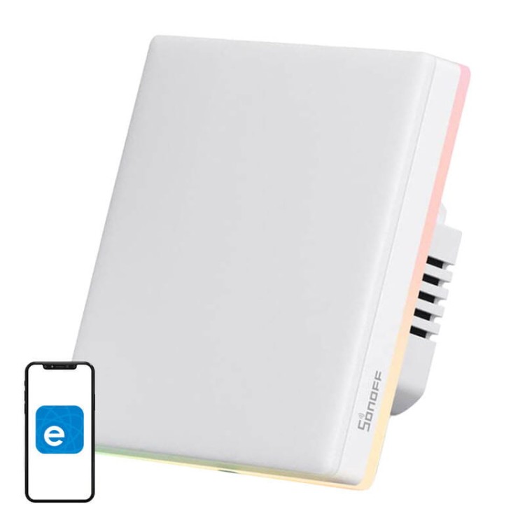 Inteligentny dotykowy przełącznik ścienny WiFi Sonoff TX T5 1C (1-kanałowy) 1