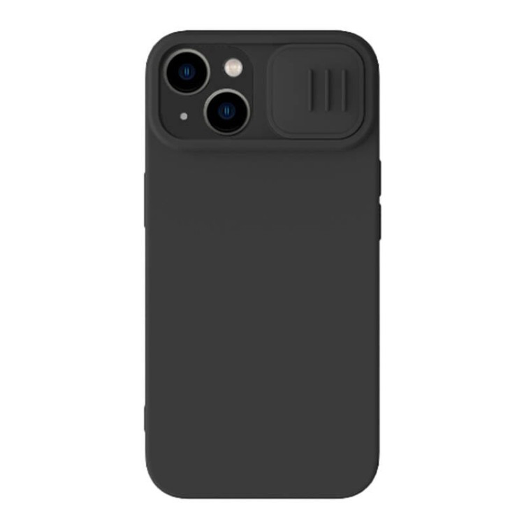 Etui Nillkin CamShield Silky Silicone do iPhone 15 Plus (czarne) 1