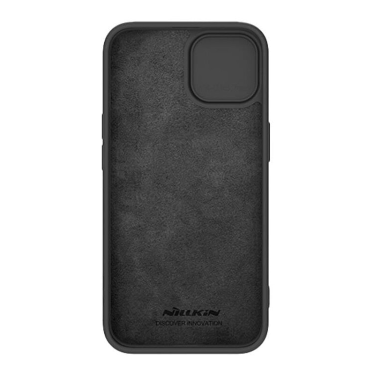 Etui Nillkin CamShield Silky Silicone do iPhone 15 Plus (czarne) 2
