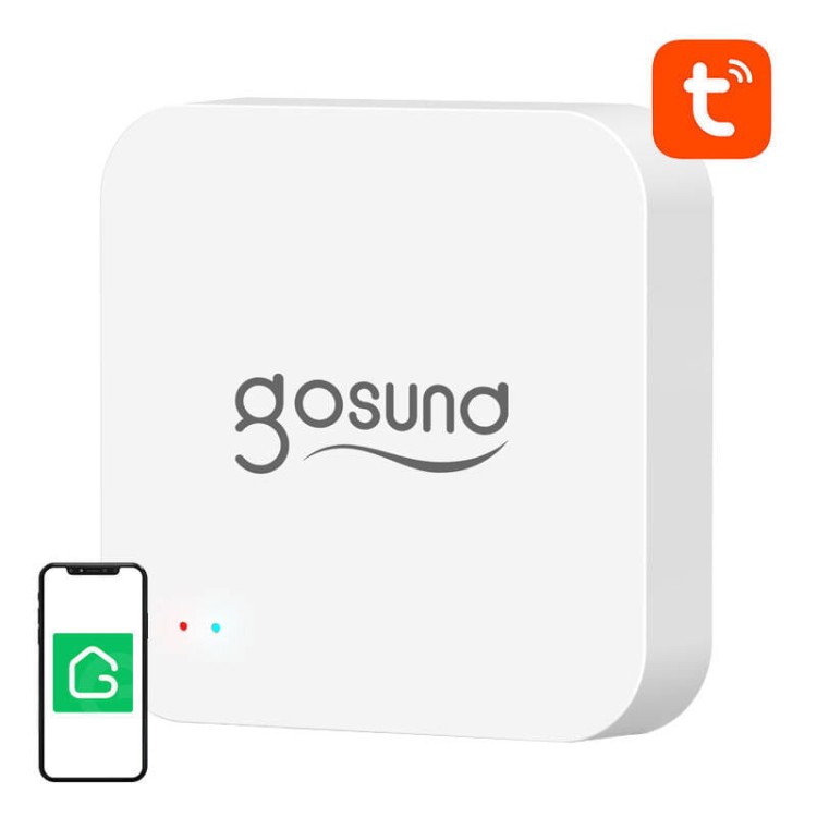 Inteligentna bramka Bluetooth BLE, WiFi Mesh z alarmem Gosund G2 Tuya 1