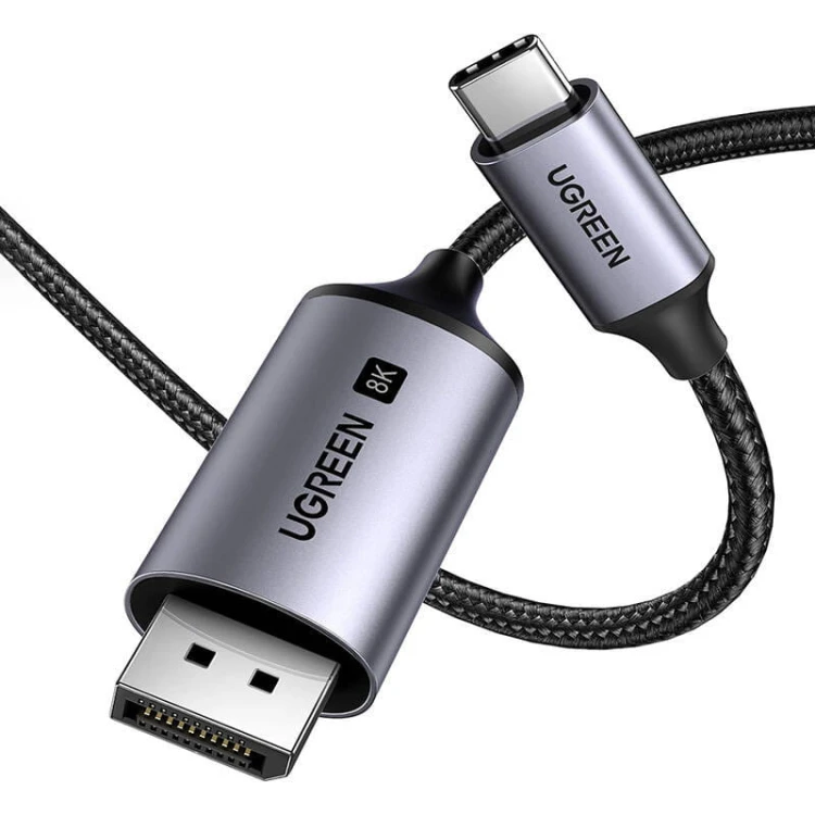 Kabel USB-C do DisplayPort UGREEN 8K 2m 25158 (czarny) 1