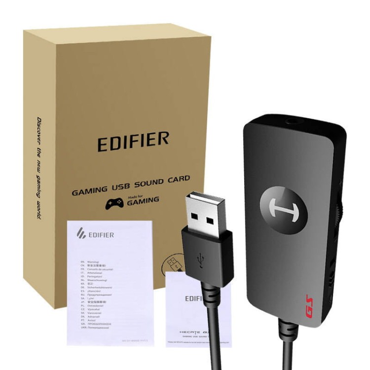 Zewnętrzna karta dźwiękowa USB Edifier GS01 6