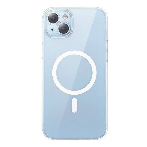 Magnetyczne Etui Baseus Crystal Series do iPhone 14 Plus + szkło hartowane 1