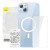 Magnetyczne Etui Baseus Crystal Series do iPhone 14 Plus + szkło hartowane 2