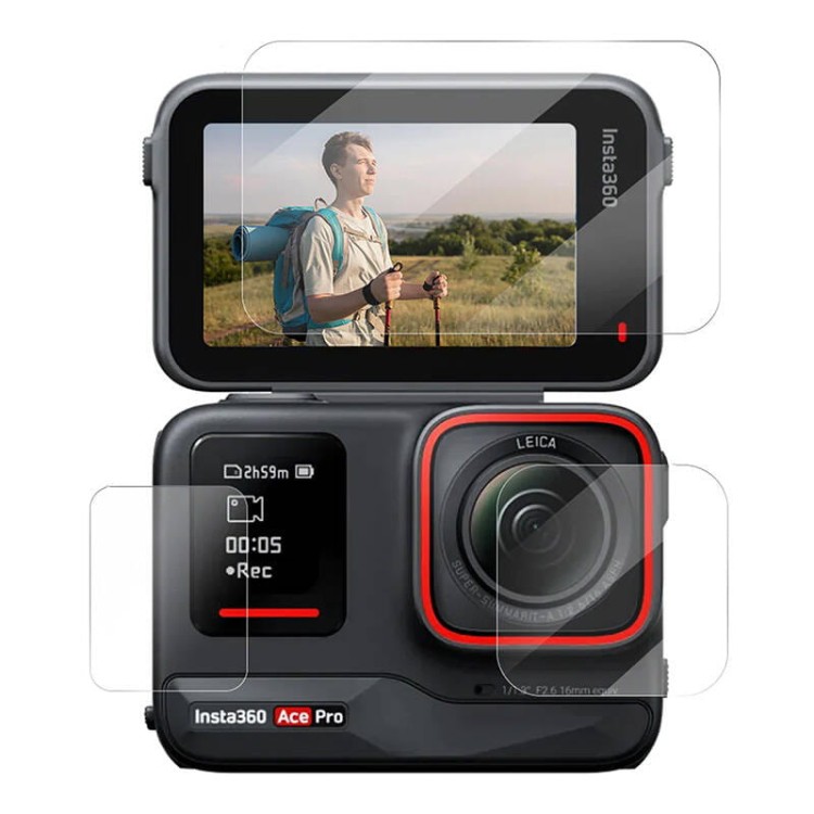 Szkło hartowane TELESIN do kamery Insta360 Ace Pro 1