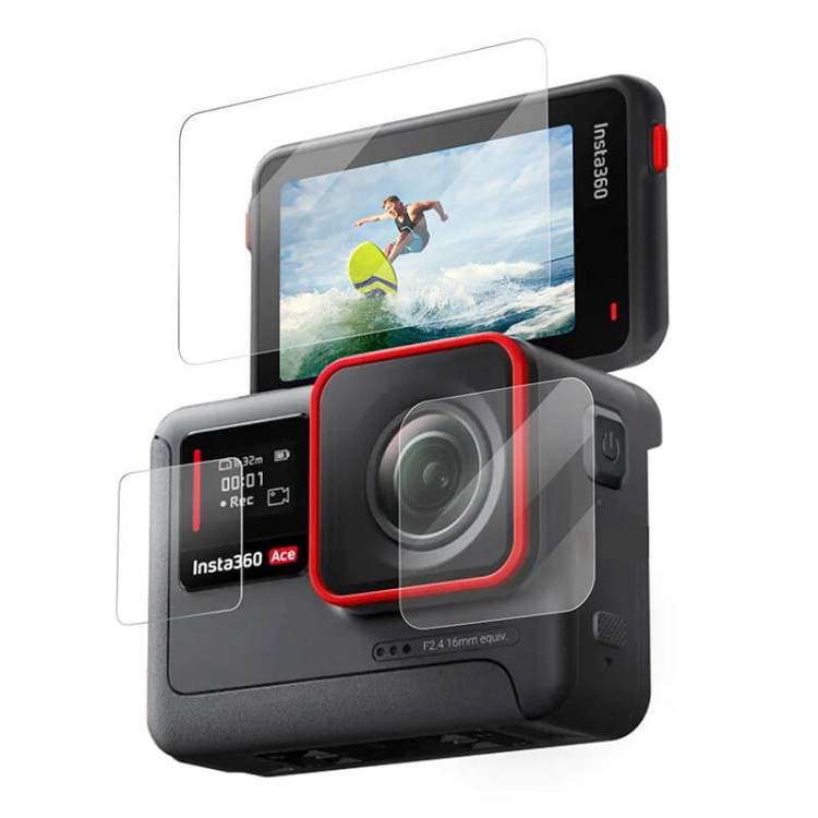 Szkło hartowane TELESIN do kamery Insta360 Ace Pro 2
