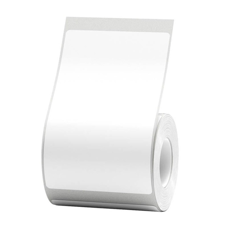 Etykiety Termiczne Niimbot naklejki 50x80 mm, 95 szt (Białe) 1