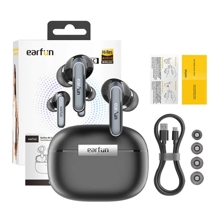 Słuchawki TWS EarFun Air2 (czarne) 3