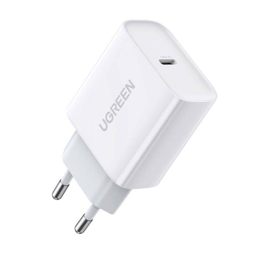 Ładowarka sieciowa UGREEN CD137, 20W, PD 3.0, USB-C (biała) 1