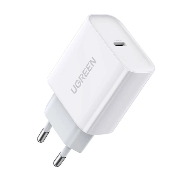 Ładowarka sieciowa UGREEN CD137, 20W, PD 3.0, USB-C (biała) 1