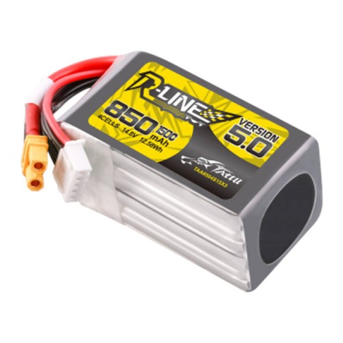 Tattu R-Line Wersja 5.0 850 mAh 14,8 V 4S1P 150C XT30U-F 2