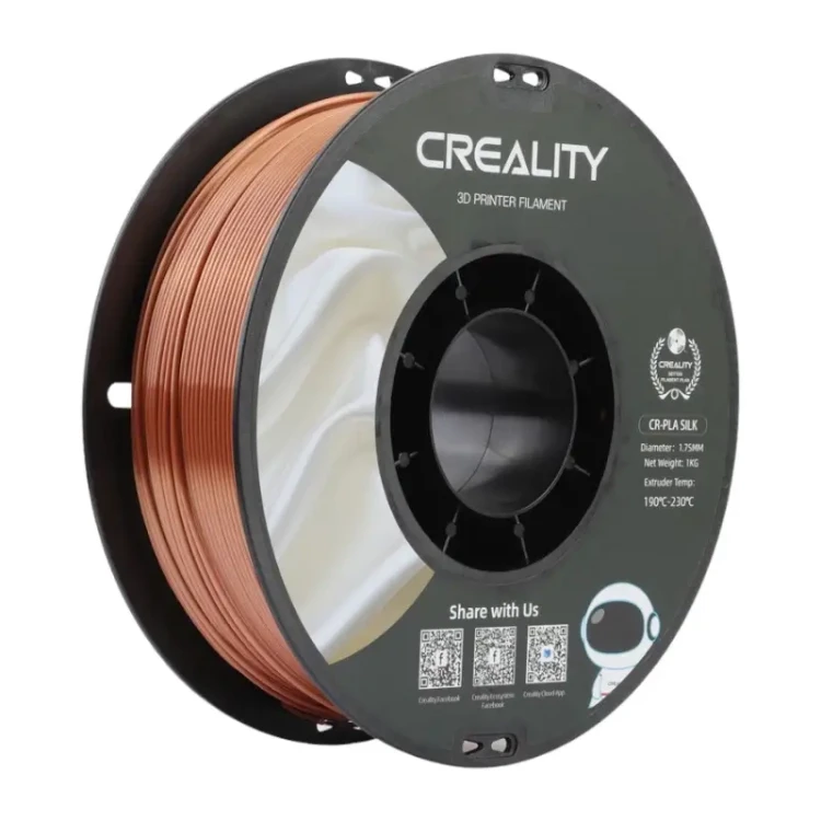 Filament CR-Silk PLA Creality (Miedziany) 1