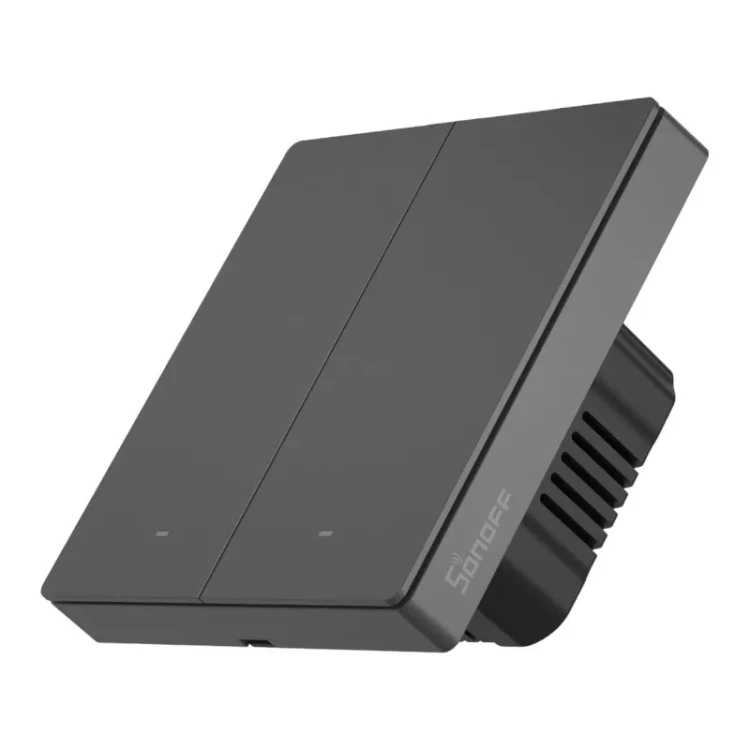Inteligentny przełącznik ścienny WiFi Sonoff M5 2C Szary (2-kanałowy) 2