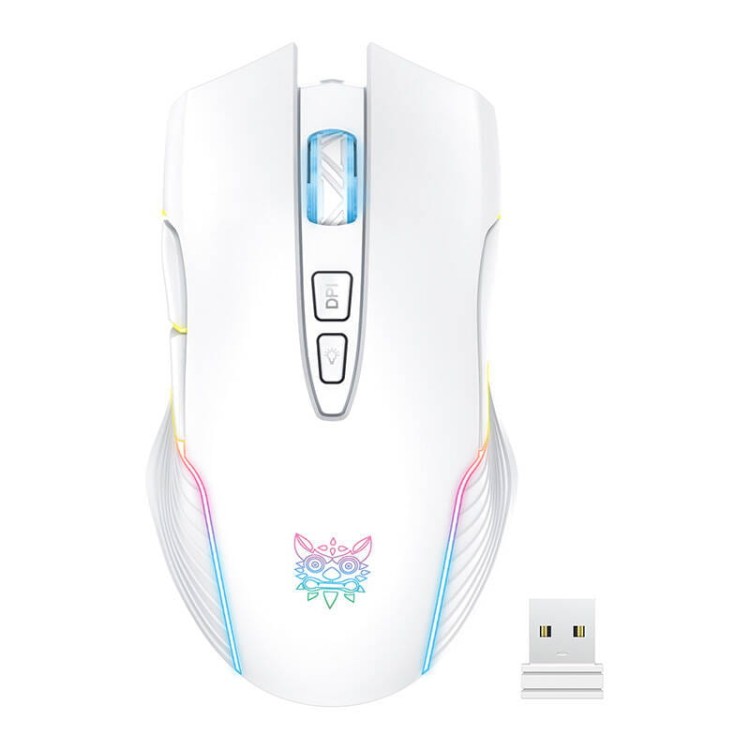 Mysz gamingowa Onikuma CW905 bezprzewodowa (biała) 1