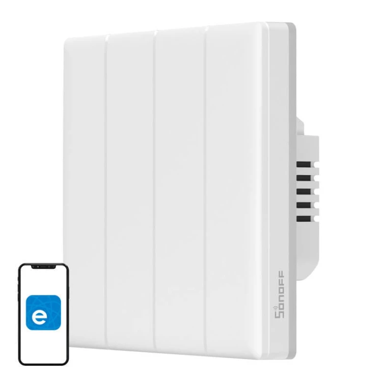 Inteligentny dotykowy przełącznik ścienny WiFi Sonoff TX T5 4C (4-kanałowy) 1