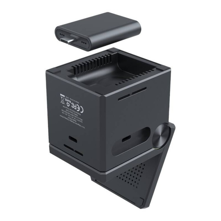 Ładowarka indukcyjna Choetech T632-F 3w1 15W (czarna) 5