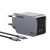 Ładowarka sieciowa Ugreen Nexode Pro, USB + 2x USB-C, 65W + kabel USB-C 1.5m (czarna) 1
