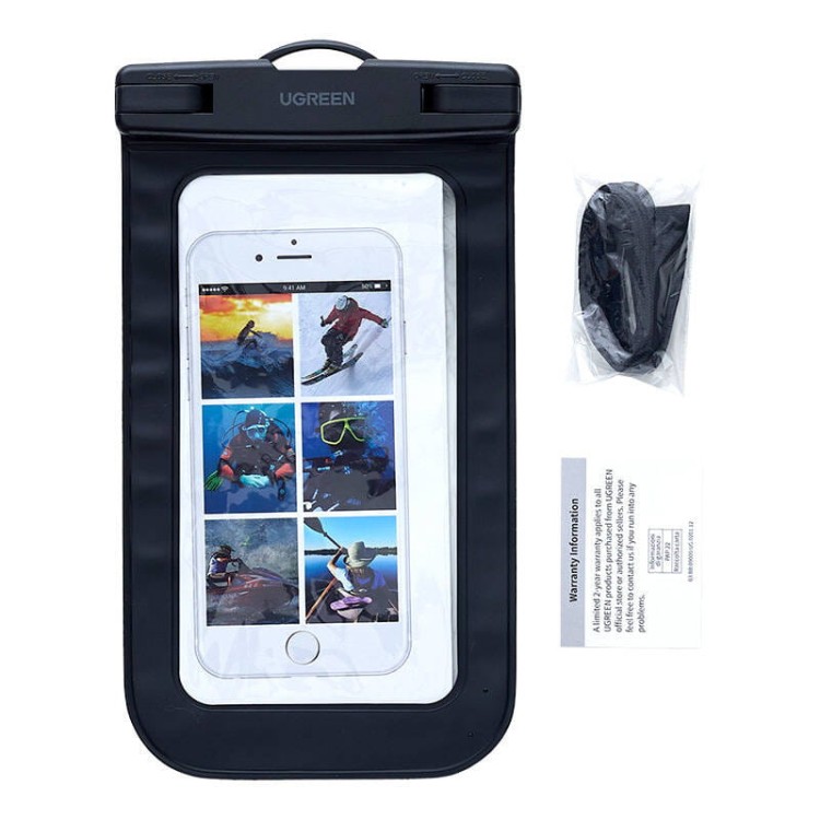 Etui wodoodporne na telefon / smartfon Ugreen LP716, IPX8 3